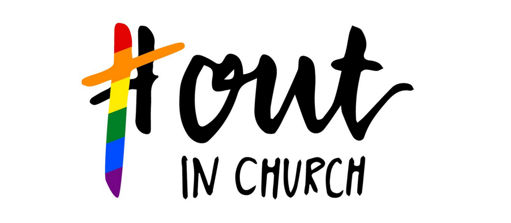 Logo #OutInChurch / #OutInChurch